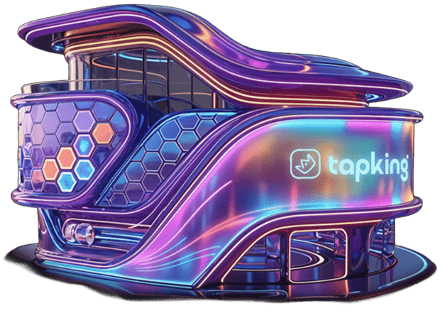 Tapking premium gaming hero visual